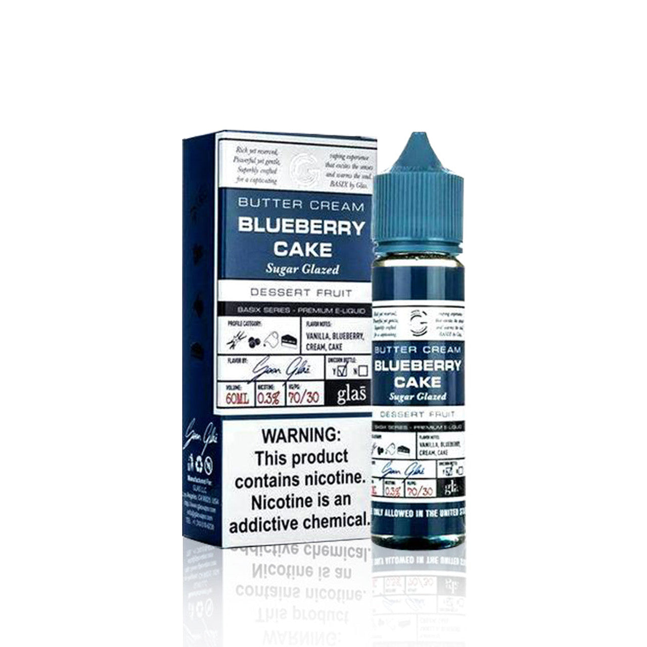 Glas Basix - Blueberry Cake - 60mL