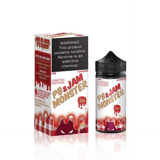 Jam Monster -Strawberry PB & Jam Monster - 100ml