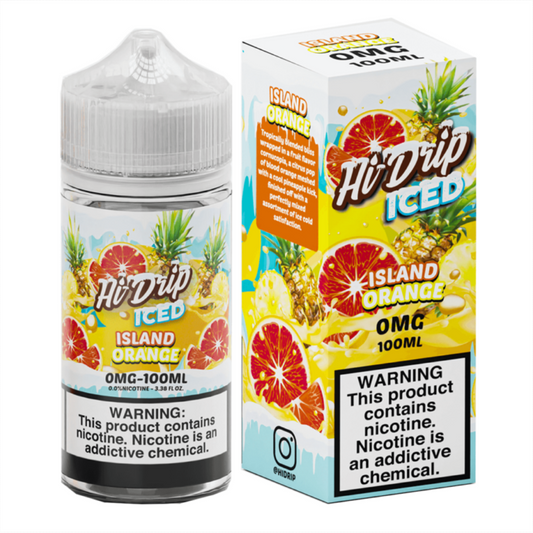 Hi Drip - Iced Island Orange -100ml