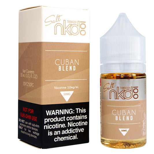 Naked 100 Salt - Cuban Blend - 30ml